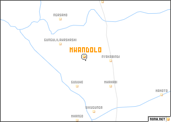 map of Mwandolo