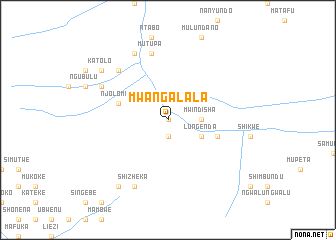 map of Mwangalala