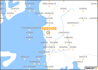 map of Mwanina