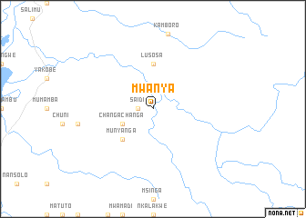 map of Mwanya
