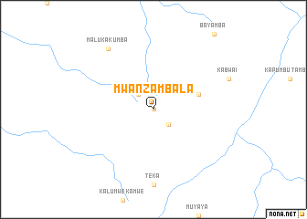 map of Mwanzambala