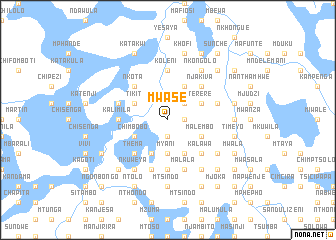 map of Mwase