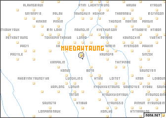 map of Mwedaw Taung