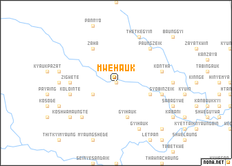 map of Mwehauk