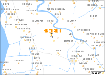 map of Mwehauk