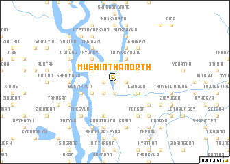 map of Mwehintha North