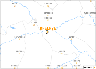 map of Mwelaye