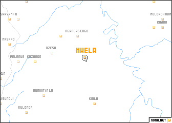 map of Mwela