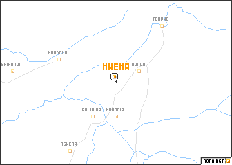 map of Mwema