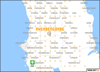 map of Mwembe Nʼgombe