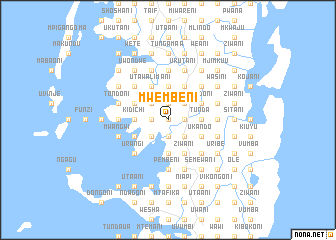 map of Mwembeni