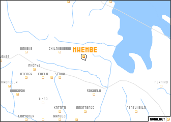 map of Mwembe