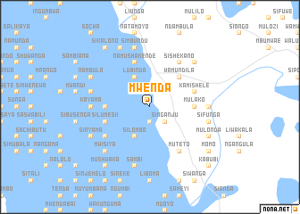 map of Mwenda