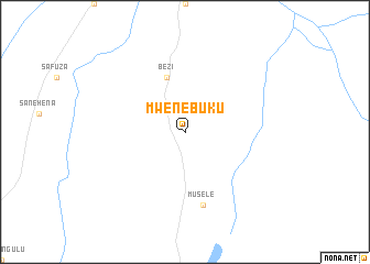 map of Mwene-Buku