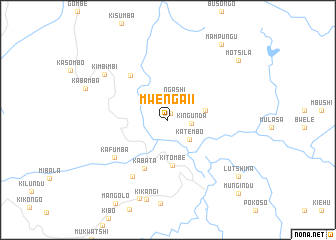 map of Mwenga II