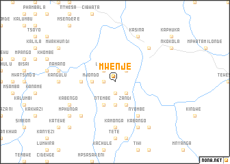 map of Mwenje