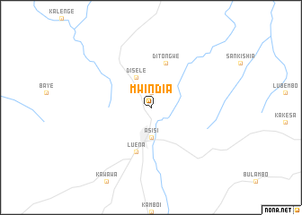 map of Mwindia