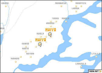 map of Mwiya