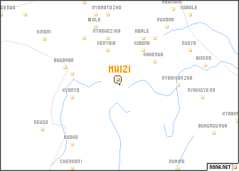 map of Mwizi