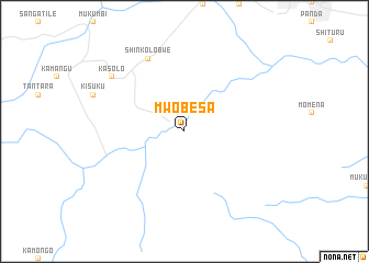 map of Mwobesa