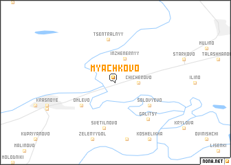 map of Myachkovo