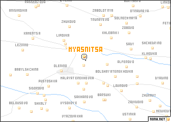 map of Myasnitsa