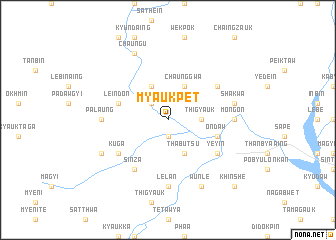 map of Myaukpet