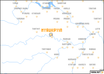 map of Myaukpyin