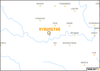 map of Myaungthe