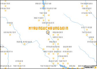 map of Myaung-u-Chaungdein