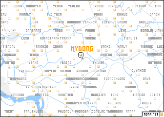 map of Mỹ Dộng