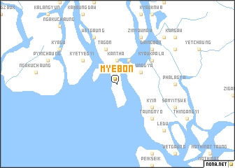 map of Myebon