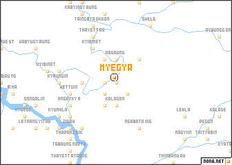 map of Myegya