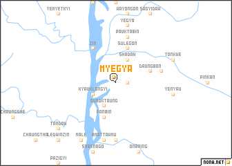 map of Myegya