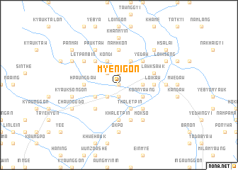 map of Myenigon