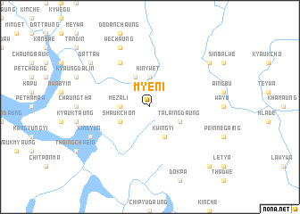 map of Myeni