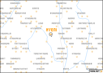 map of Myeni