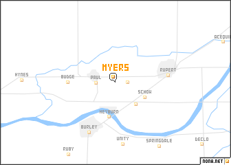 map of Myers