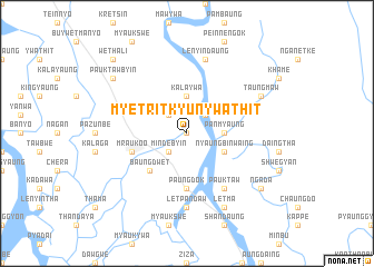 map of Myetritkyun Ywathit