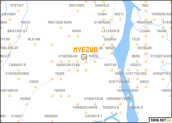 map of Myezun