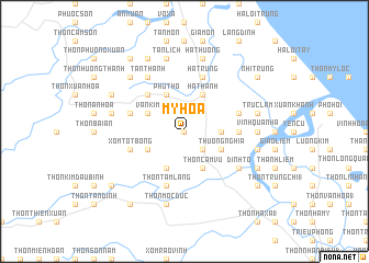 map of Mỹ Hỏa