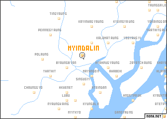 map of Myindalin