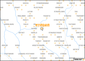 map of Myindwin