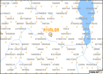 map of Myinlon