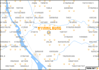 map of Myinmilaung