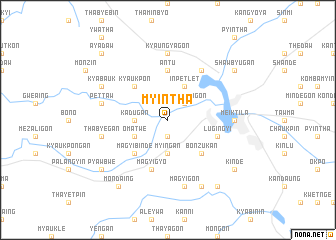 map of Myintha