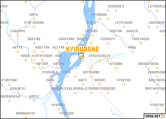 map of Myinuashe