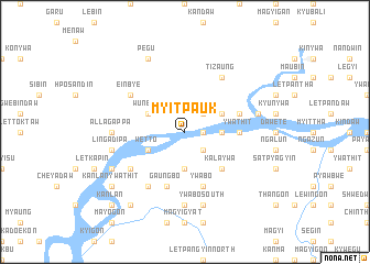 map of Myitpauk