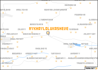 map of Mykhaylo-Lukasheve