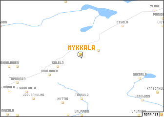 map of Mykkälä
